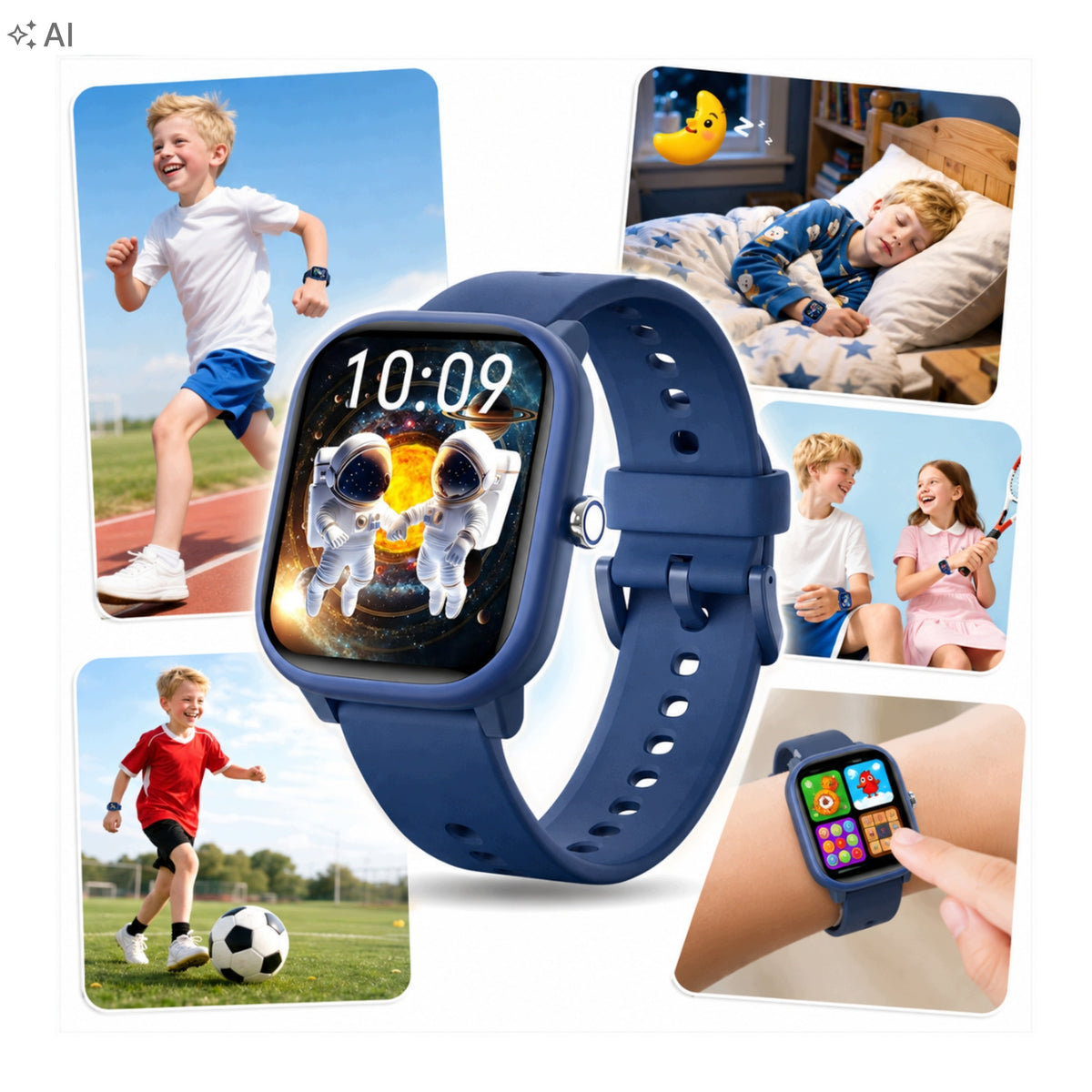 Smartwatch Kids Watch For Boy Girls 20 Functions Without Tel