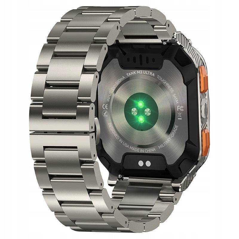 Smartwatch Kospet Tank M3 Ultra Special Edition silver Batteries included yes