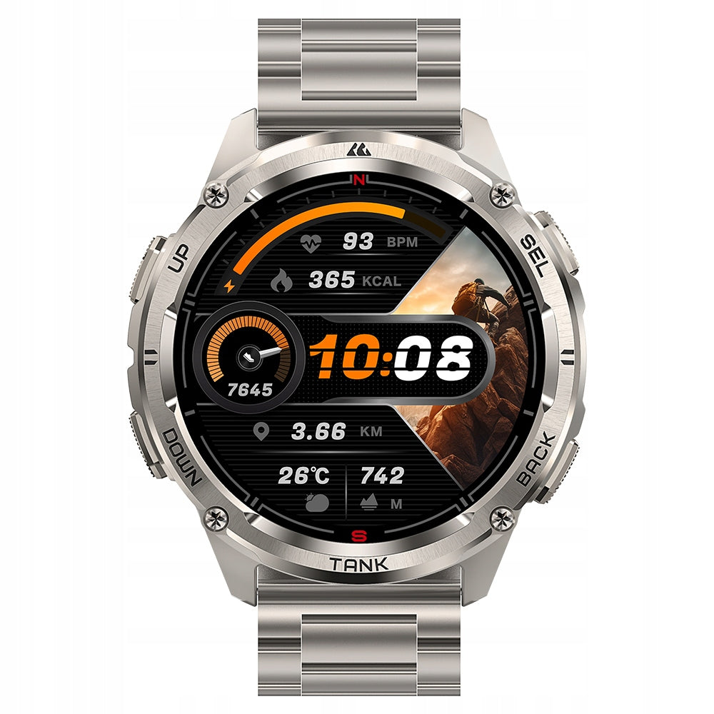 Smartwatch Kospet Tank T3 Ultra2 Special Edition Silver GPS IP69K Armoured Packaging status original