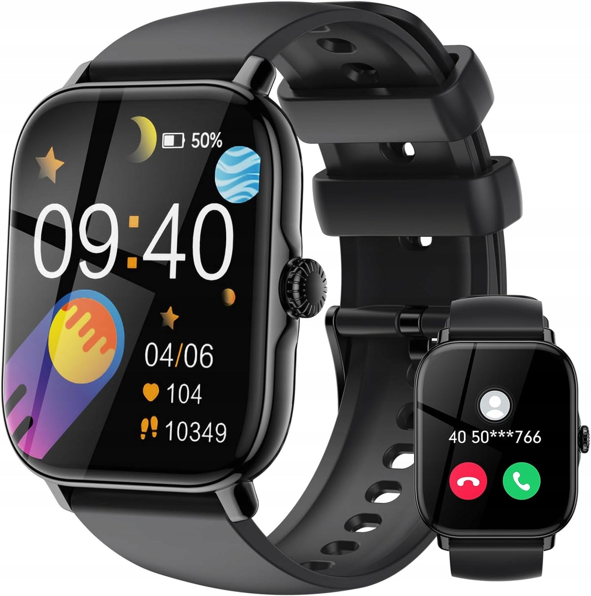 Smartwatch LLKBOHA P72 black