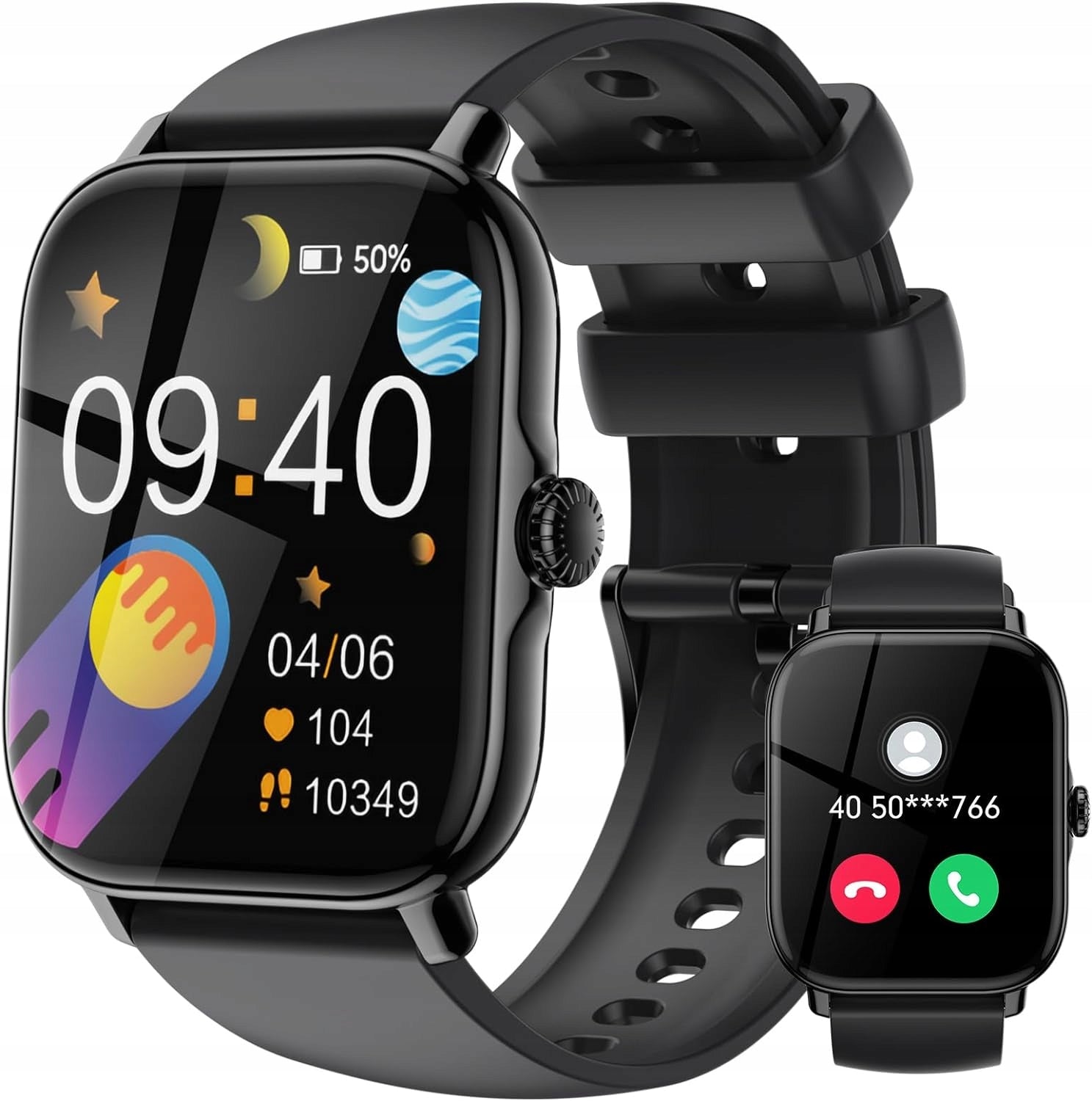Smartwatch LLKBOHA P72 black