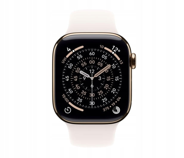 Smartwatch LTE Apple Watch 11 46/Gold Titanium/Pink Strap M/L 5G Model Watch Series 11 GPS + Cellular 46mm