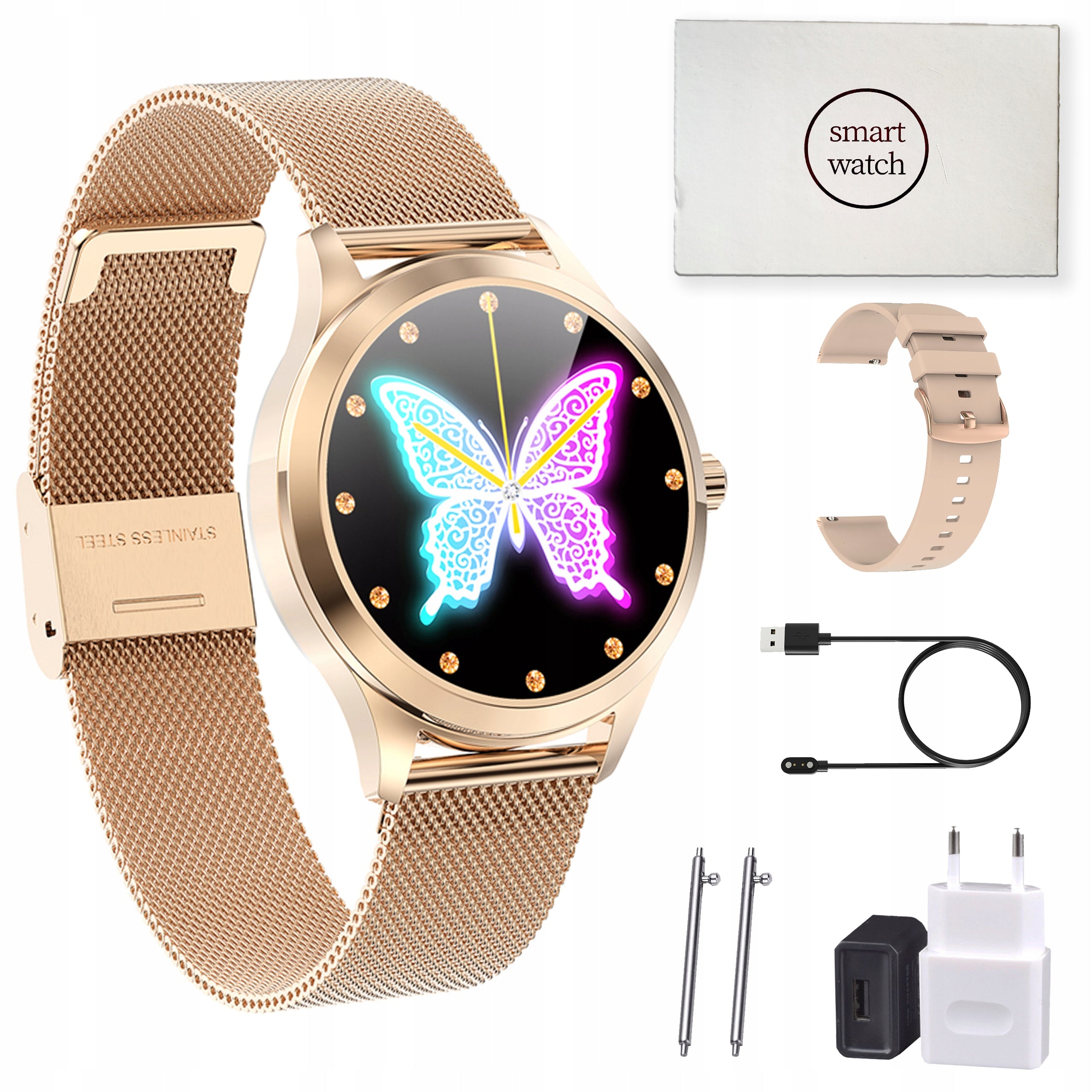 Smartwatch Lady Golden MENU PL