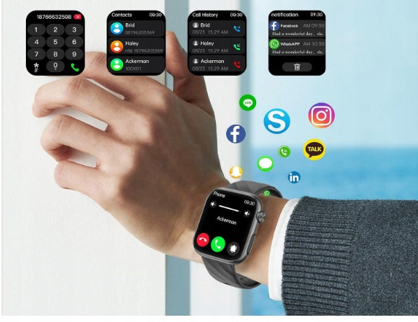 Smartwatch Lgnitek MT500 ECG + HRV/BMI/Bluetooth AMOLED black Brand no brand