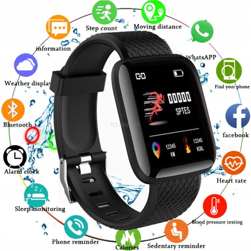 Smartwatch M116 sports watch bluetooth black Smart Band Manufacturer code M116