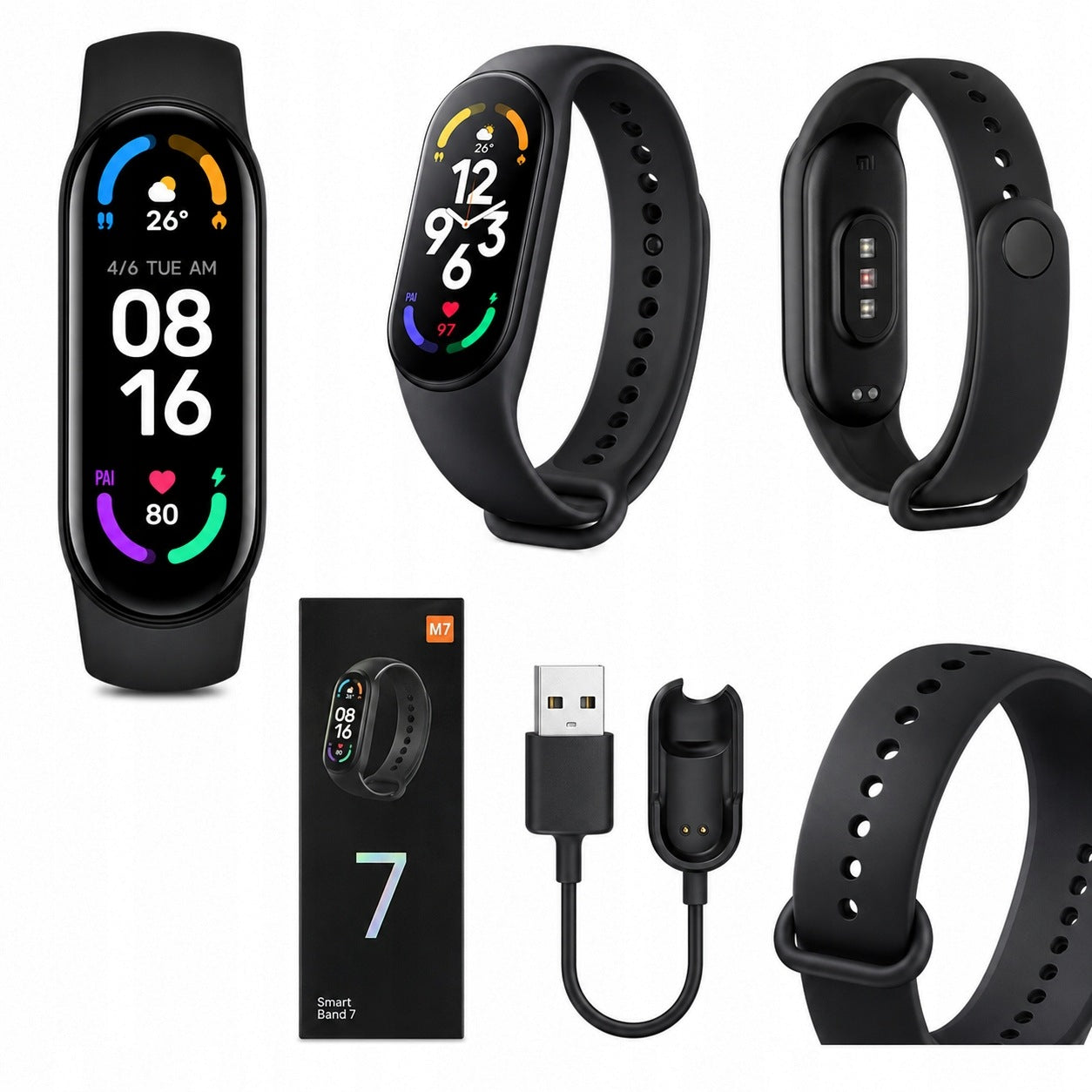 Smartwatch M7 SmartBand Sports Watch Bluetooth IP67 Android iOS