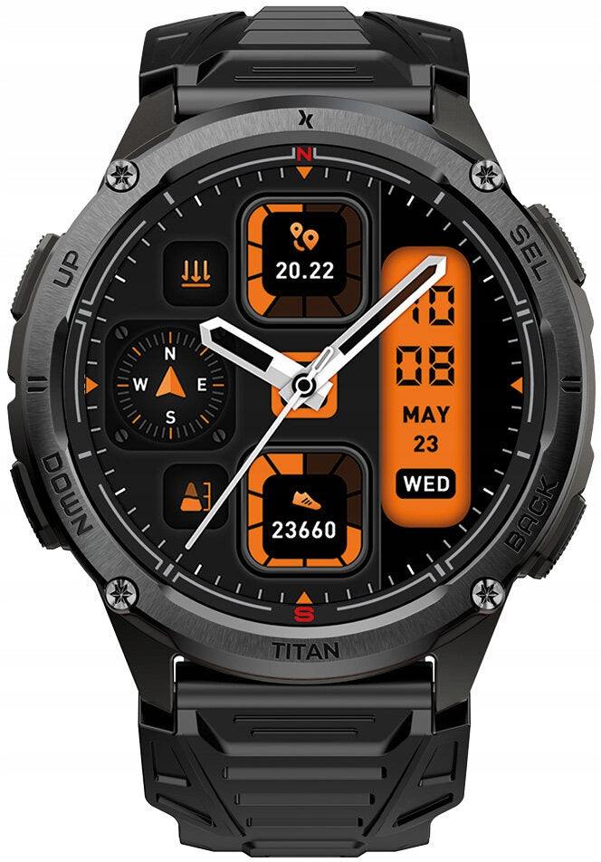 Smartwatch MAXCOM FW111 Titan Chronos Black Communications Bluetooth