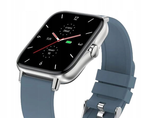 Smartwatch MAXCOM FW55 Aurum Pro Silver Sports Watch Classic Simple Batteries included yes