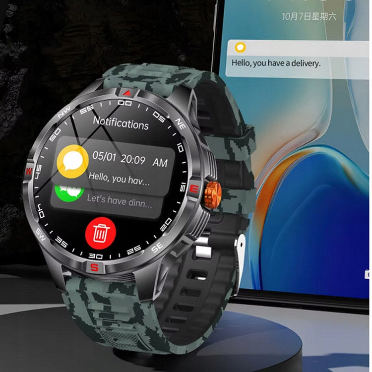 Smartwatch Male Talk Compass Long Battery Large Screen Health Measurements Model other