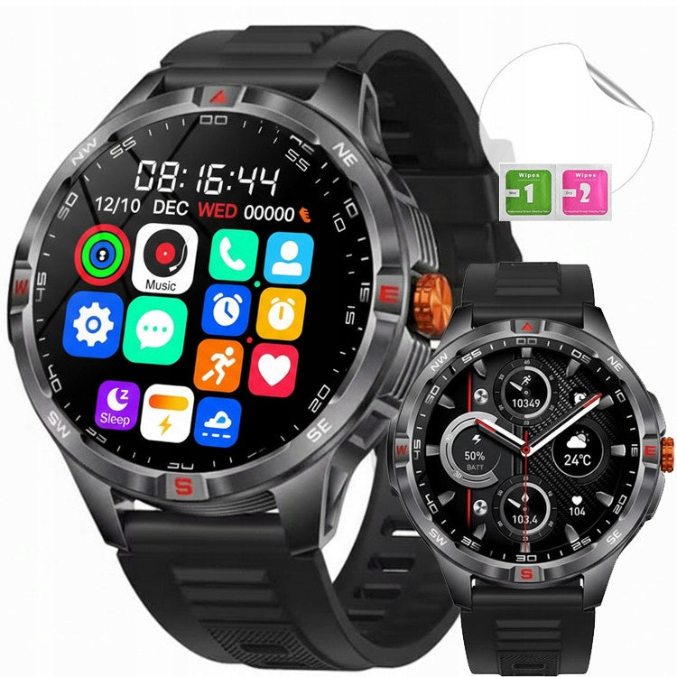 Smartwatch Male Talk Compass Long Battery Large Screen Health Measurements