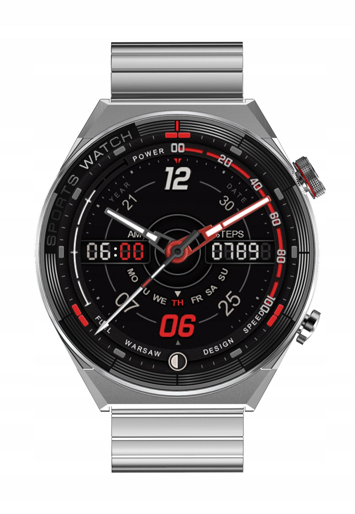 Smartwatch Maverick silver bracelet Watchmark Brand Watchmark