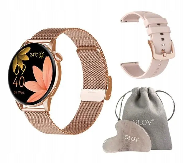Smartwatch Maxcom FW 58 Vanad Pro 46 mm BT 5.0 AMOLED gold +