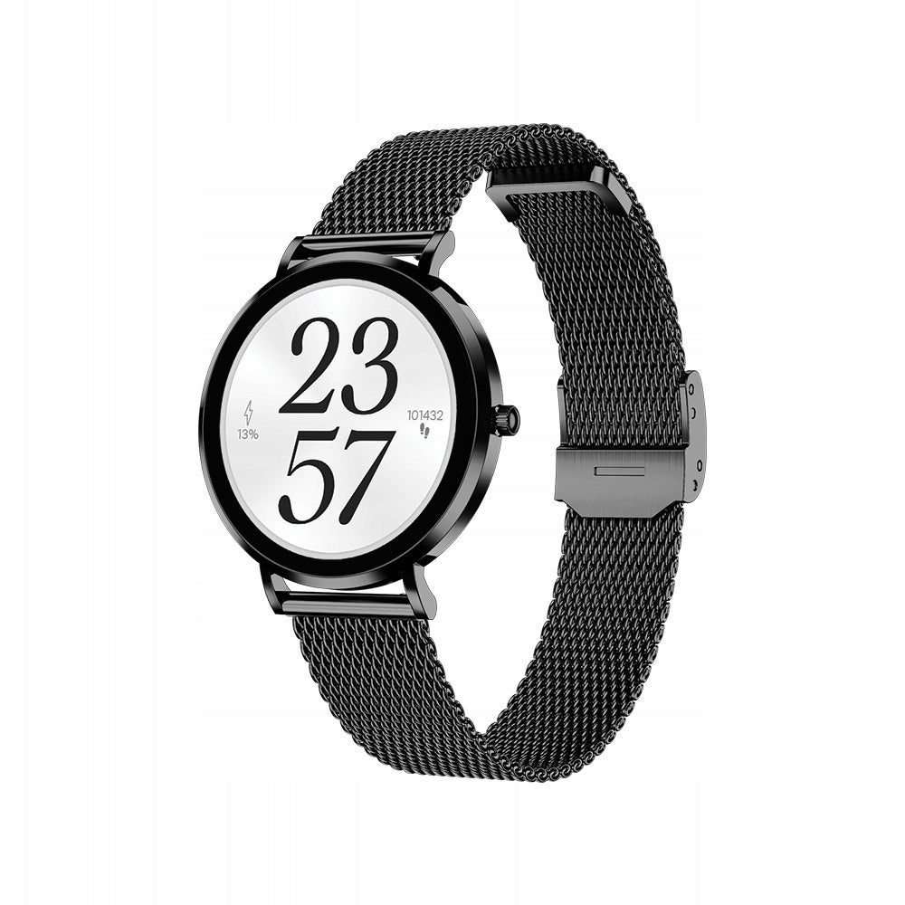 Smartwatch Maxcom FW28 Selen Mini Black Elegant Slim Jewelry Packaging status original
