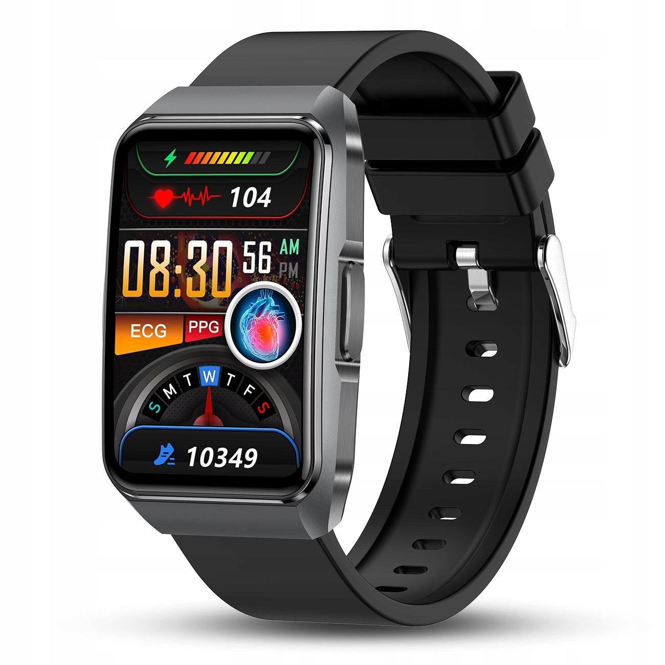 Smartwatch - Menu PL | ECG Oxygen Pressure Measurement BMI Conversation Notifications EAN (GTIN) 5906639821953