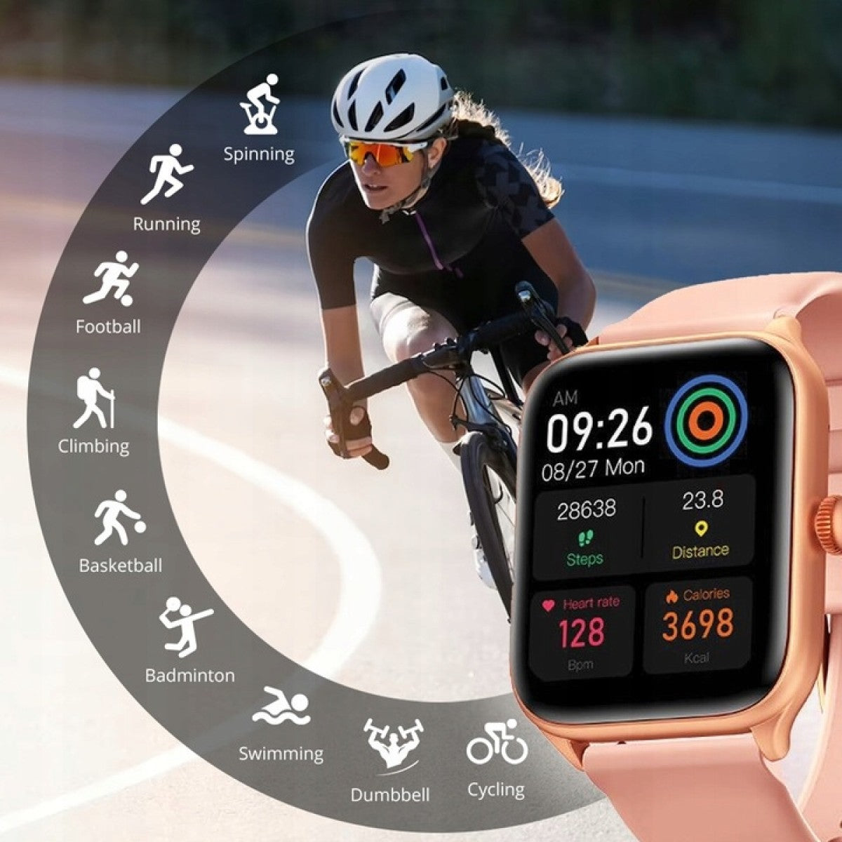 Smartwatch Riversong Motive 6 Pro Gold EAN (GTIN) 5906970013338