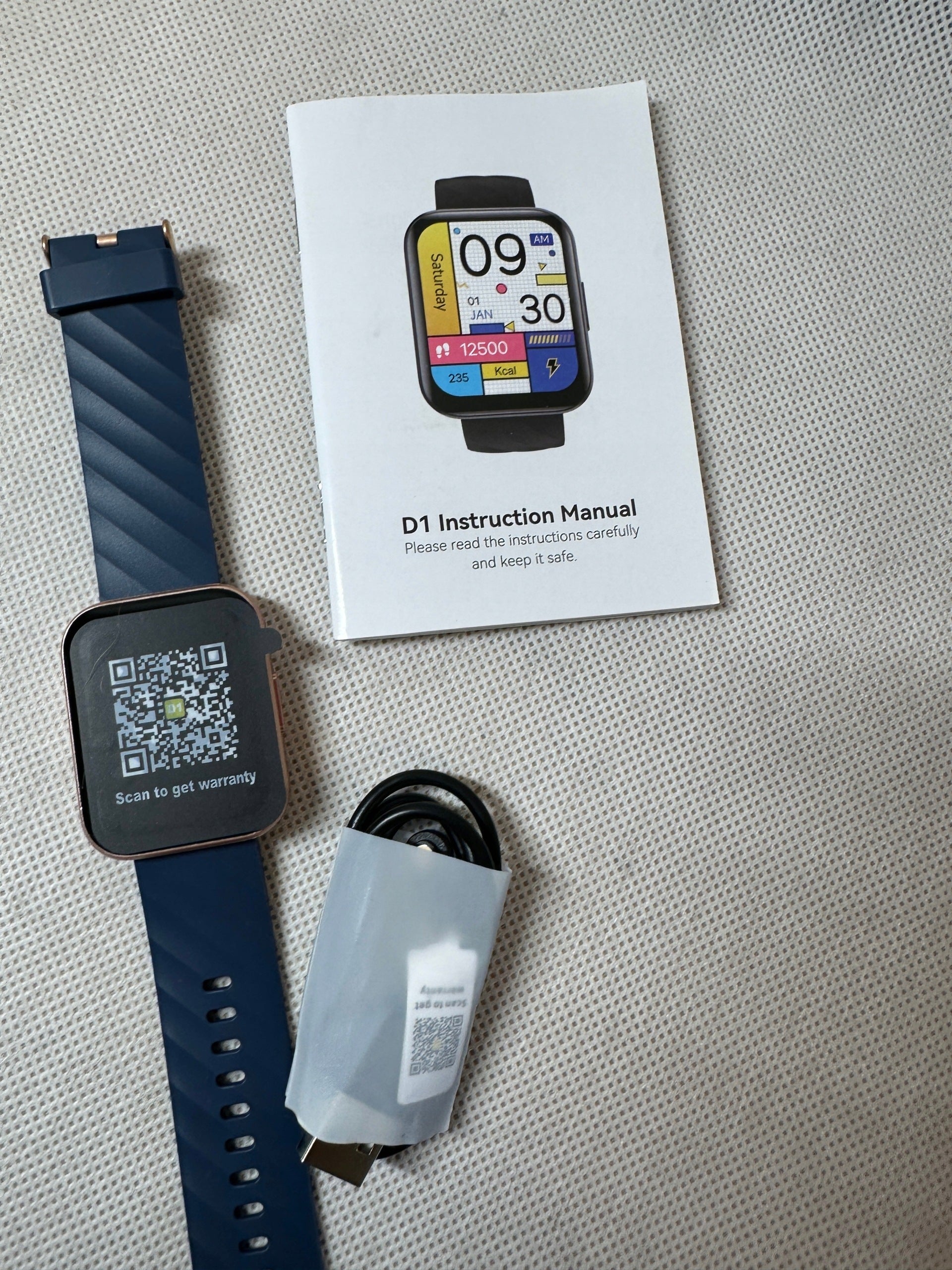 Smartwatch Ruimen D1 blue Manufacturer code D1