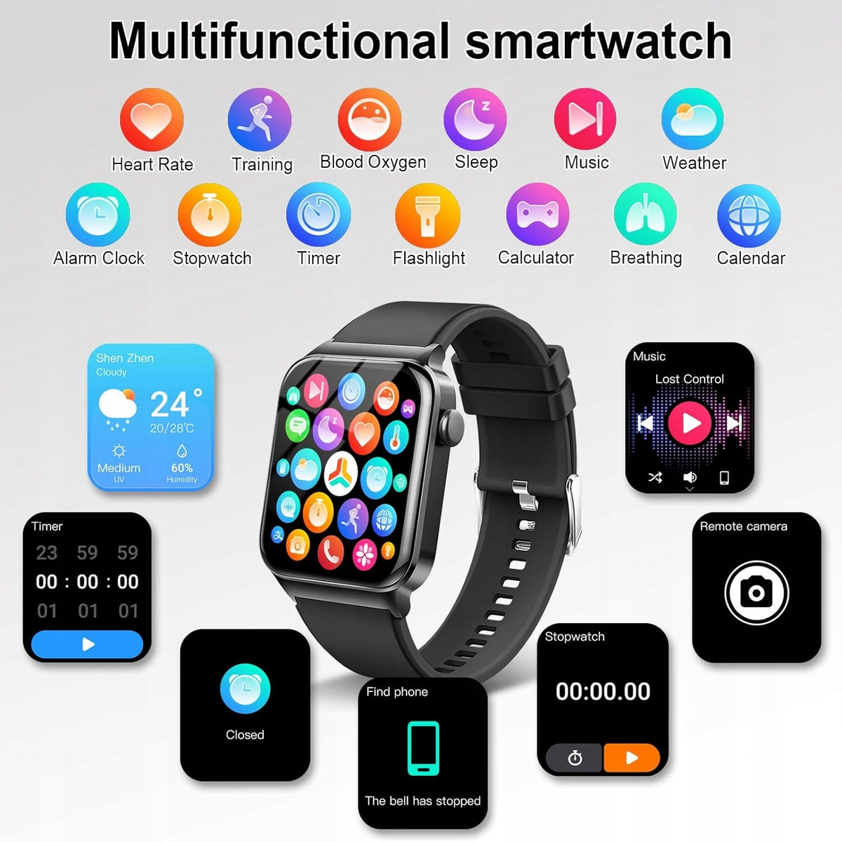 Smartwatch STECEI T50S powder pink Manufacturer code T50S
