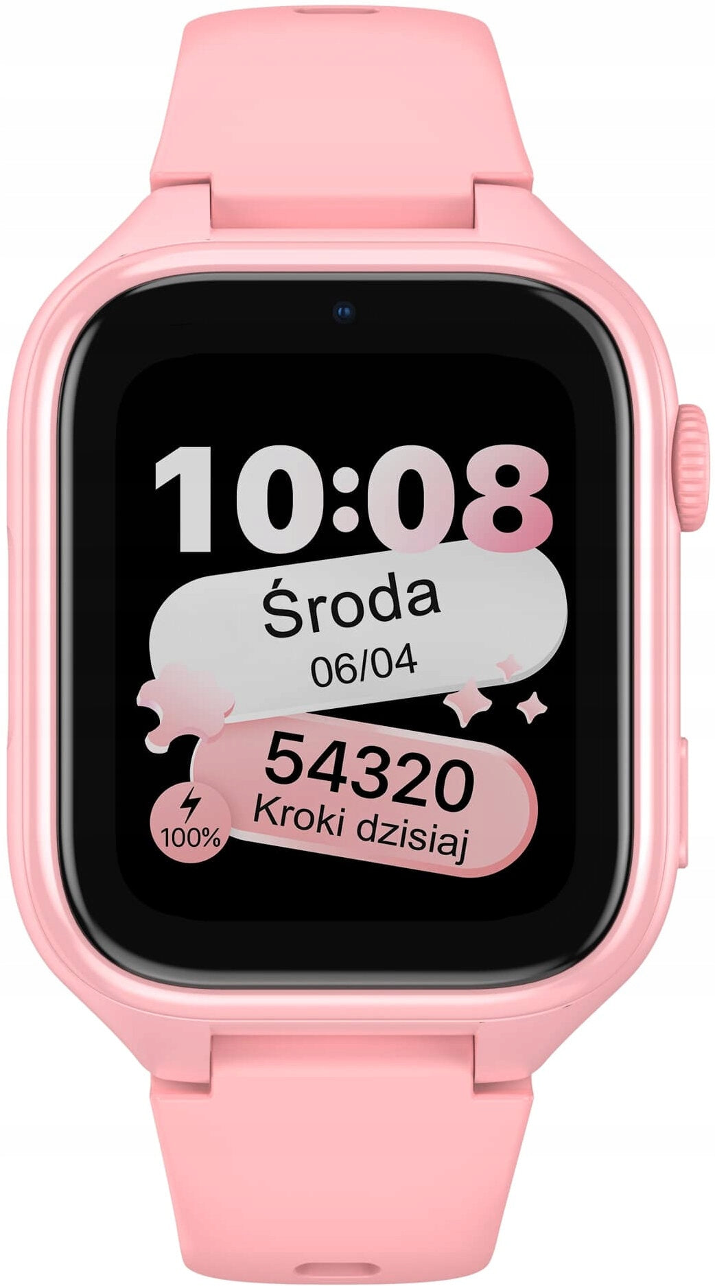 Smartwatch STELIO Junior 4G Pink Data transmission 4G (LTE)
