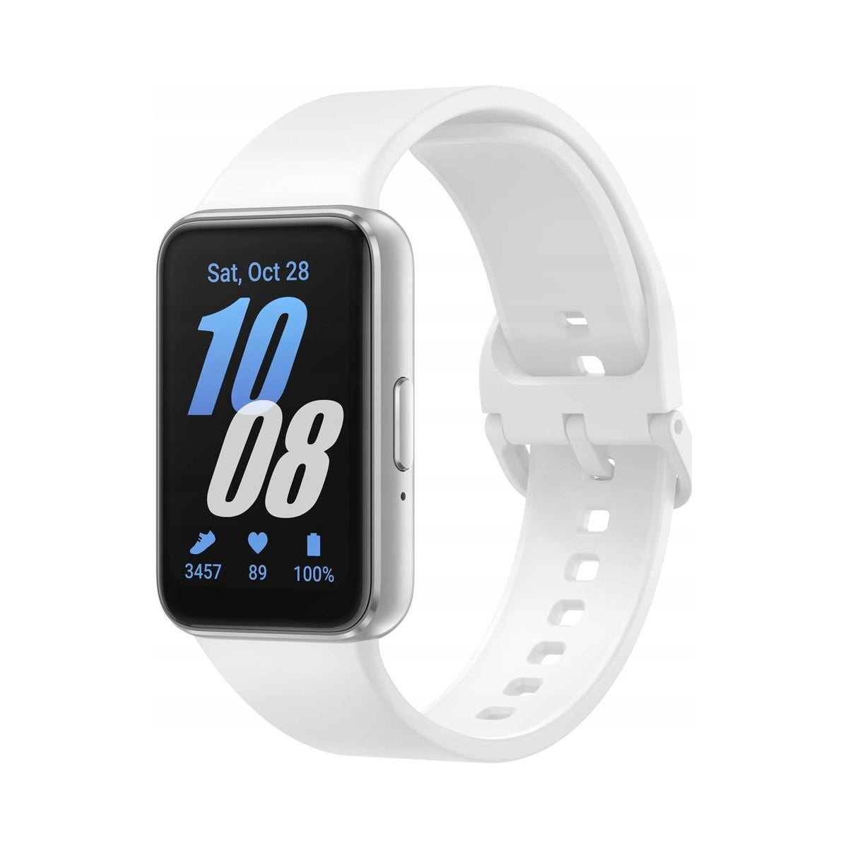 Smartwatch Samsung Galaxy Fit 3 White 5 ATM AMOLED SpO2 1,6" + FREEBIE