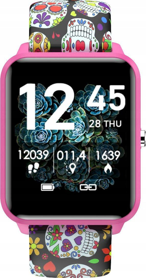 Smartwatch Set Bemi KIX-M Pink + Headphones BT Bemi Tutti Black Packaging status original