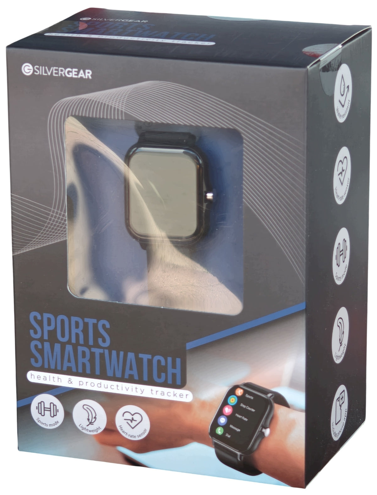 Smartwatch SilverGear 3221283 black Packaging status original