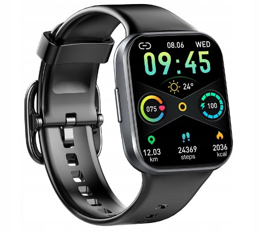 Smartwatch Smart watch fitness Android/iOS black UAUE