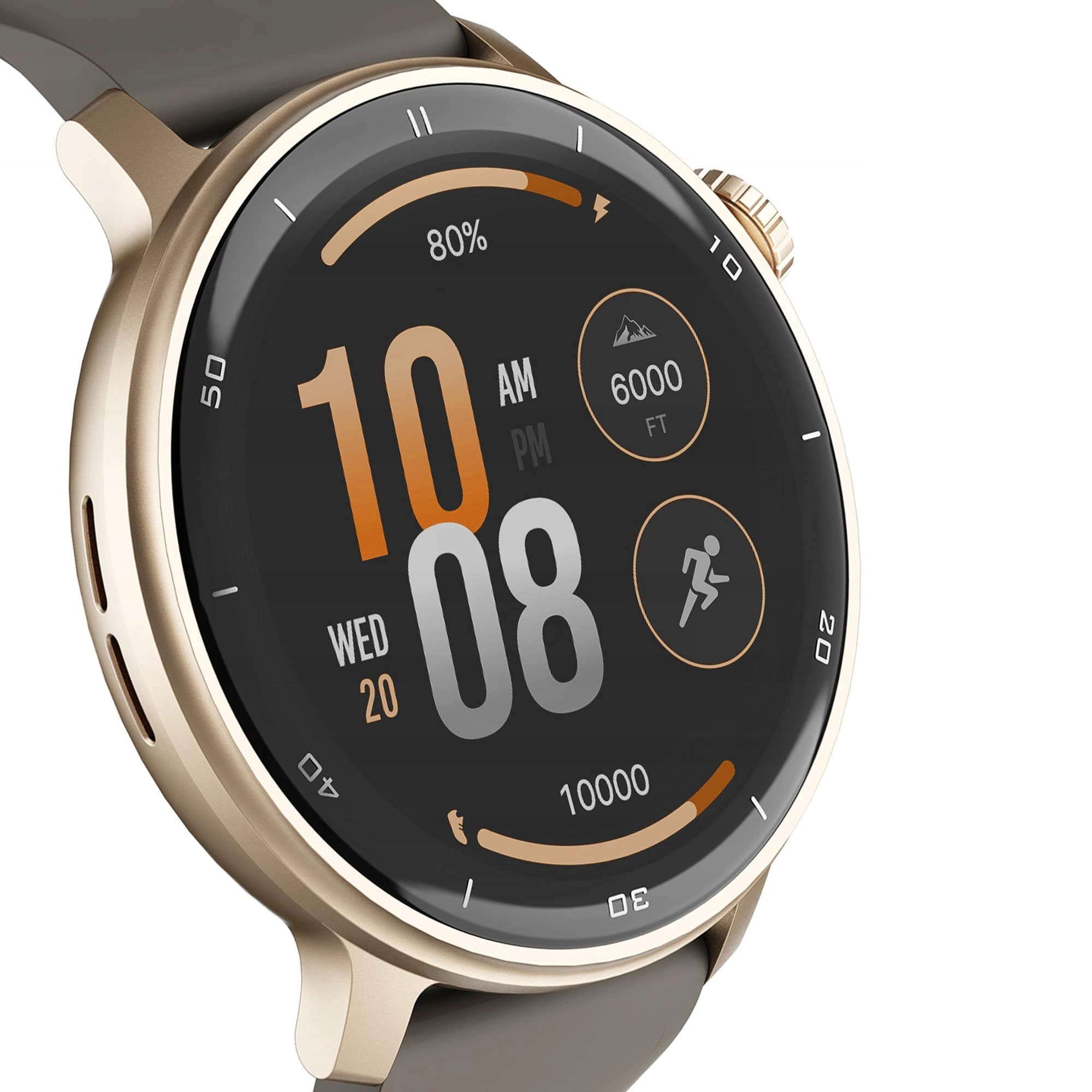 Smartwatch Sports Watch AI Aluminium AMOLED GPS Gold TALK 3 ATM Packaging status original