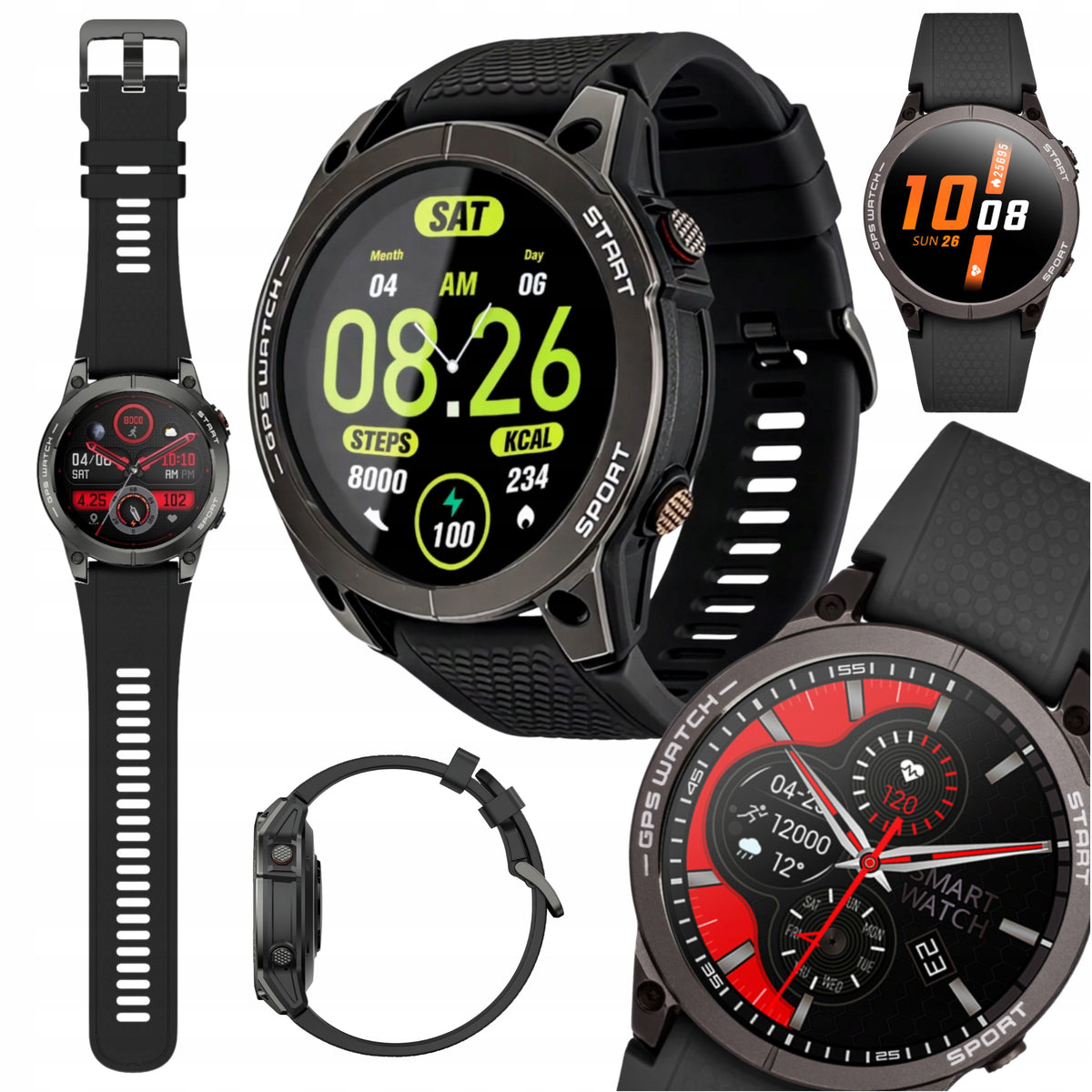 Smartwatch Sports Watch GPS AMOLED 1,43" IP68 Bluetooth Conversations 5.3