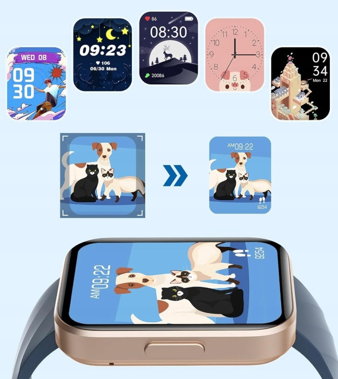 Smartwatch Sports Watch Ruimen D1 Blue Pink Bluetooth Pedometer Manufacturer code D1