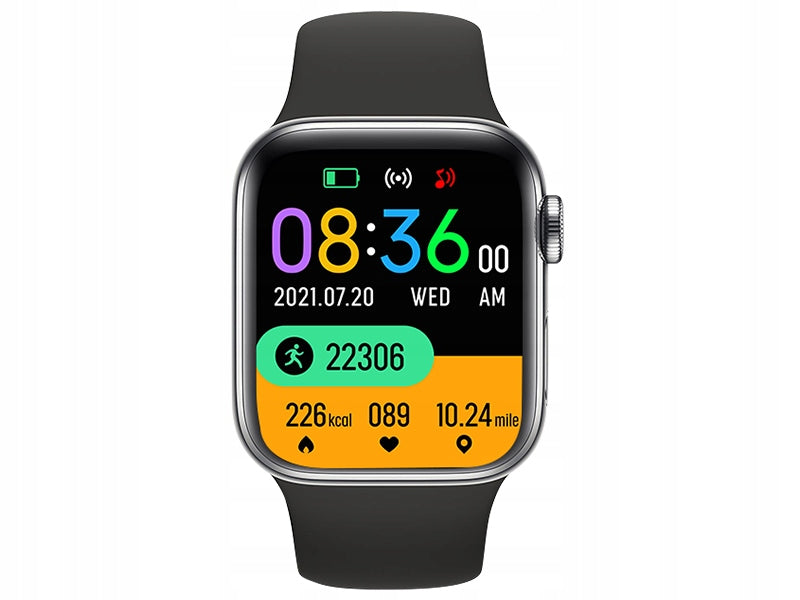 Smartwatch TRACER TW7-BK Fun Black Sports Watch Sleep Monitor Pedometer Batteries included yes