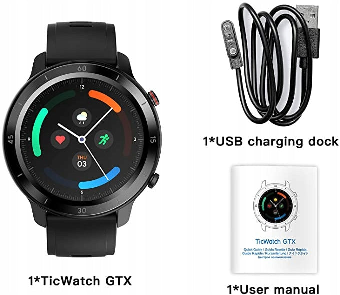 Smartwatch TicWatch Fitness GTX black Brand TicWatch