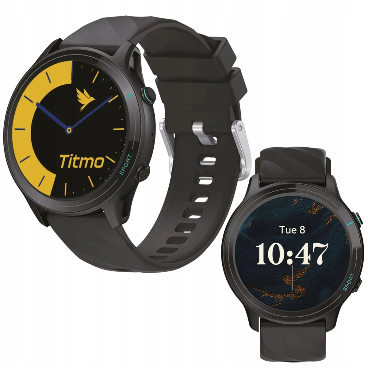 Smartwatch Titmo O-100 Sports Waterproof Bluetooth Talk Black