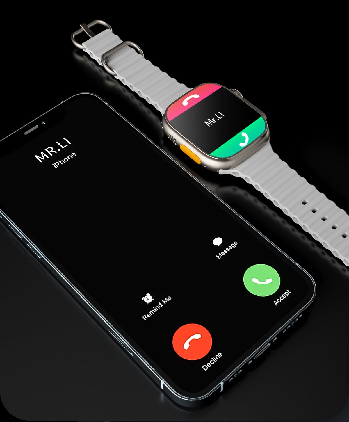 Smartwatch ULTRA Watch 8 black Packaging status original