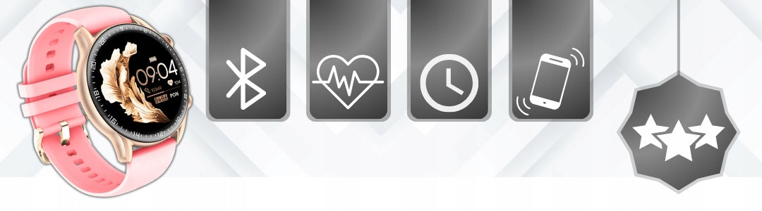 Smartwatch WOMEN'S Watch CONVERSATIONS Sport Steps Pulse POLISH MENU + APPLICATION Model other