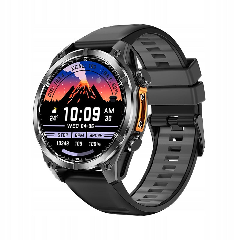 Smartwatch Watch HD300 Black Amoled 400 mAh CZ PL Menu Flashlight
