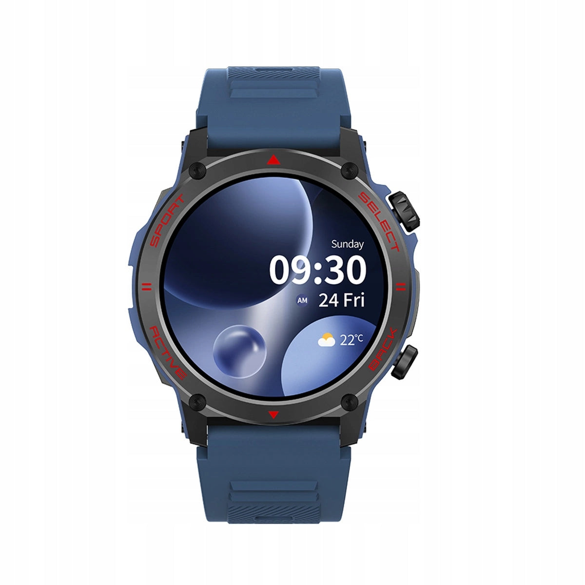 Smartwatch Watch MENU PL Chat GPT Sport Talk Kumi smart watch Watch Color blue