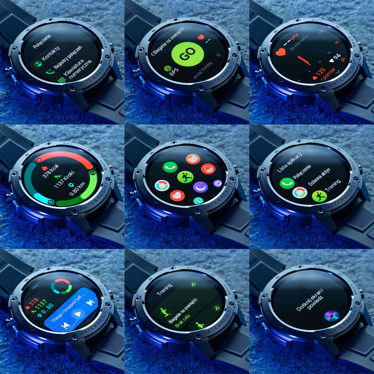 Smartwatch Watch Nazumi Z3 GPS AMOLED WATERPROOF Packaging status original