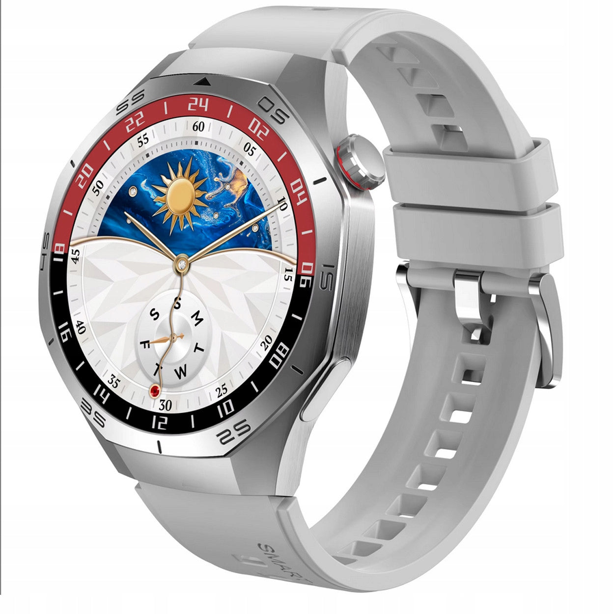 Smartwatch Watch PL Talking SOS Flashlight Pulse Oxygen Sugar Steps Sport Packaging status original
