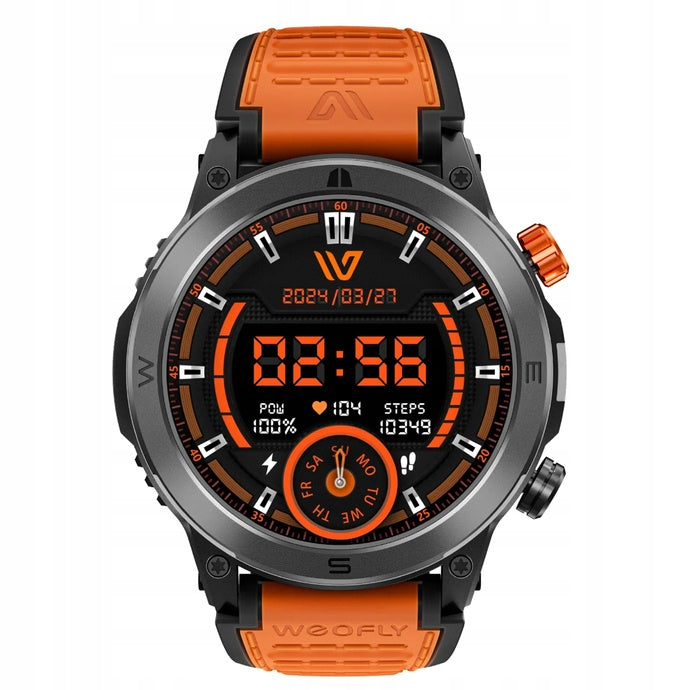 Smartwatch Weofly Conquer - orange Manufacturer code WY-CONQUER/OE