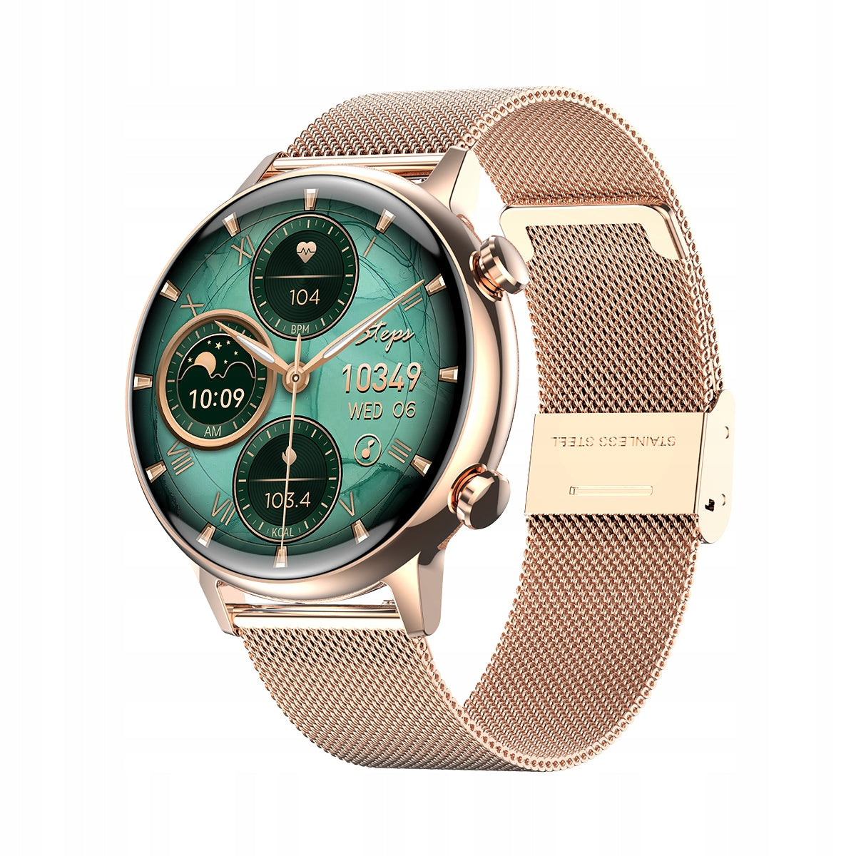 Smartwatch Wierra Gluko HK 39 gold IP68