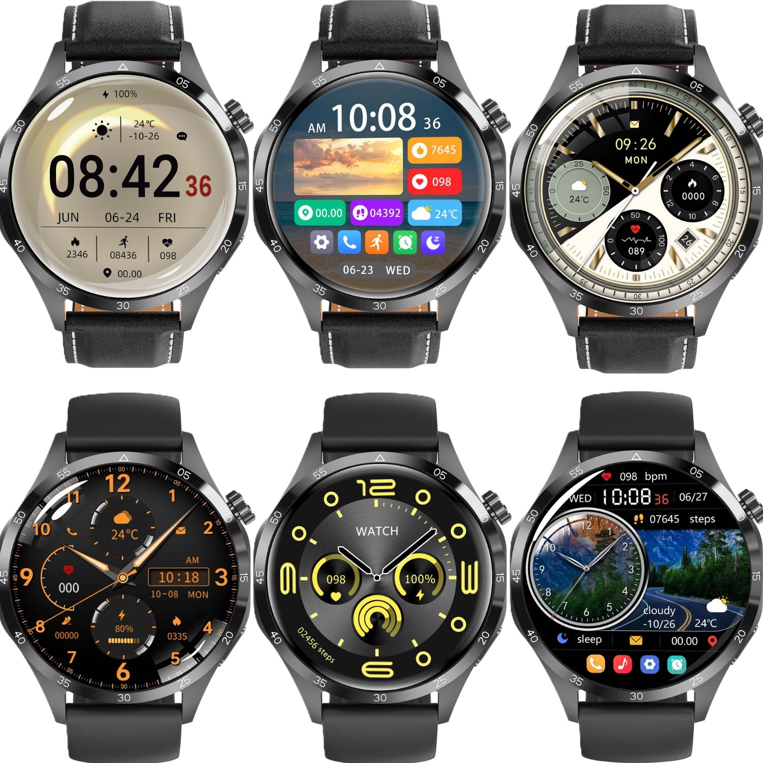 Smartwatch Women's Glucose Talk Pulse Pressure Two Straps + Headphones Manufacturer code Smartwatch Damski + słuchawki