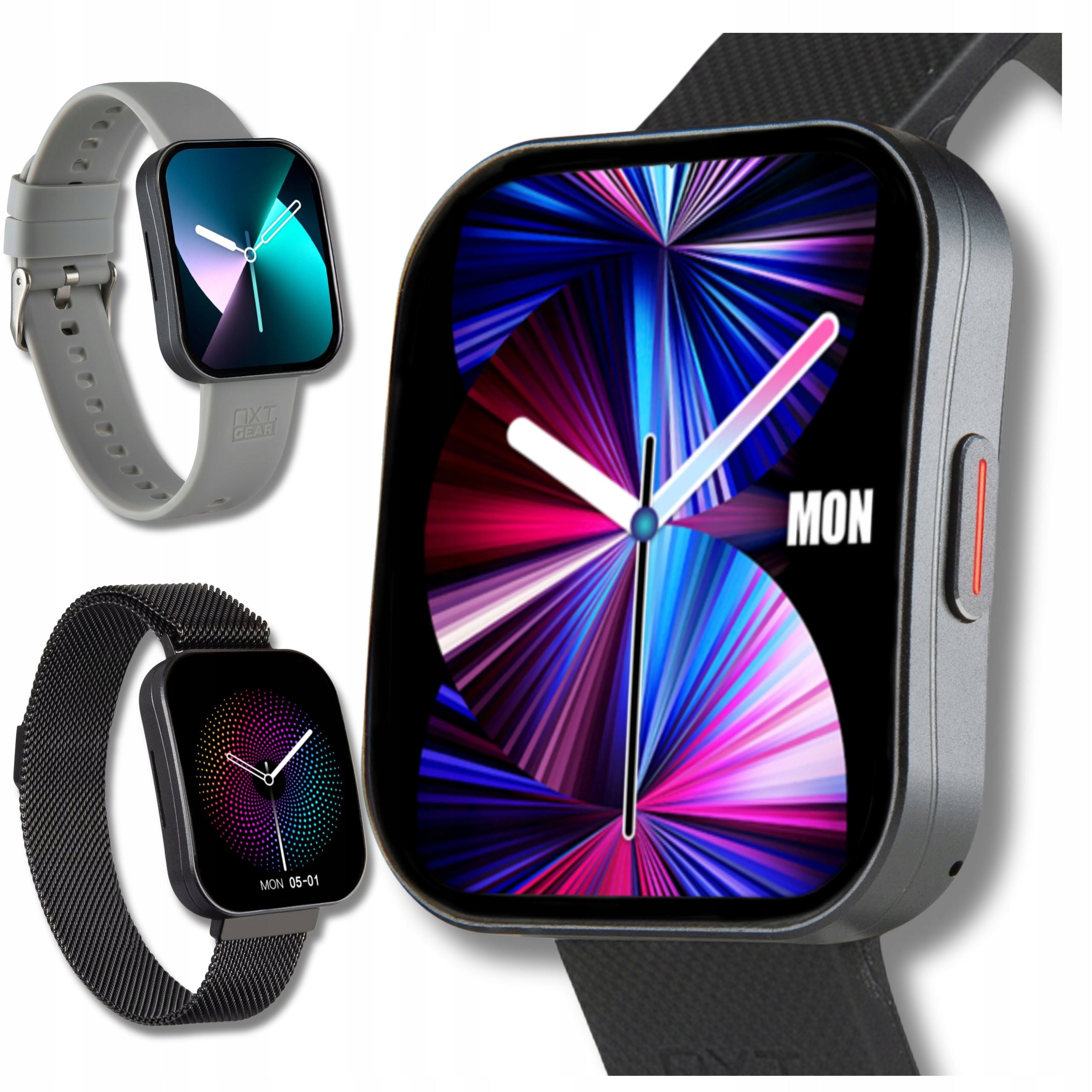 Smartwatch Women's Watch Bent Screen Black Waterproof