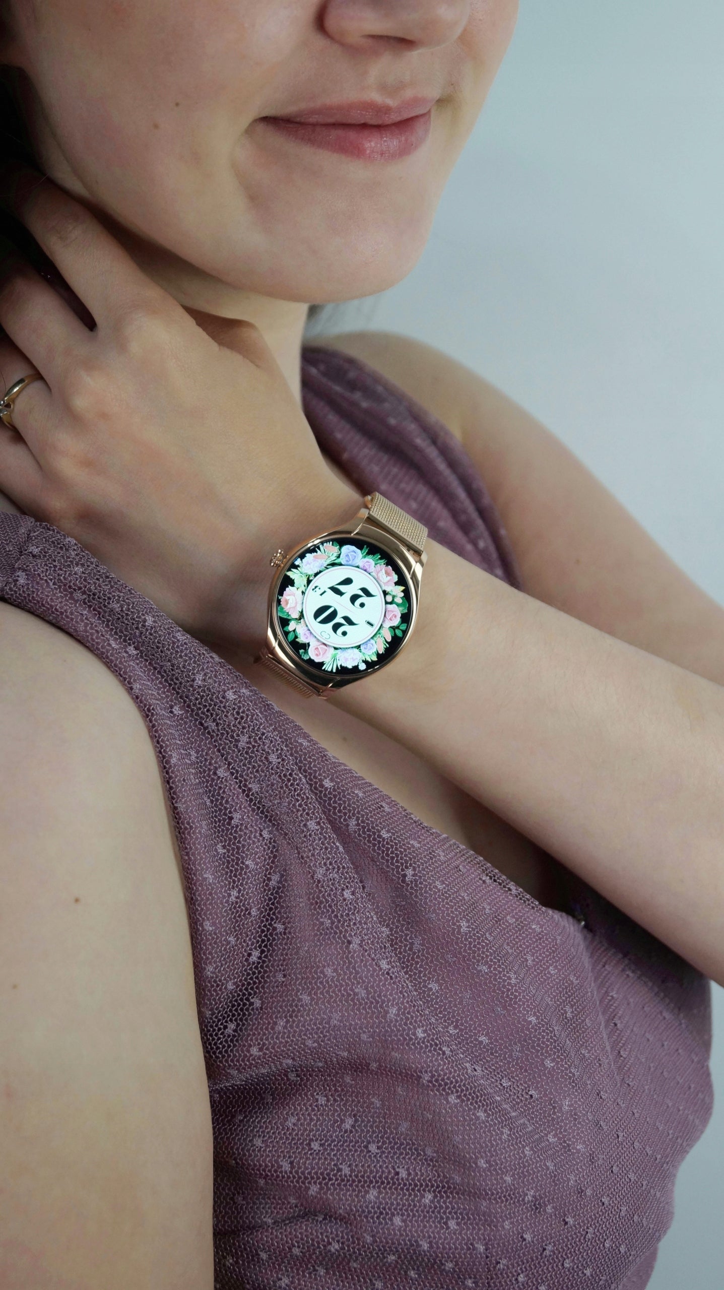 Smartwatch Women's Watch CONVERSATIONS Pulse BEAUTIFUL neat FOR HER Color gold