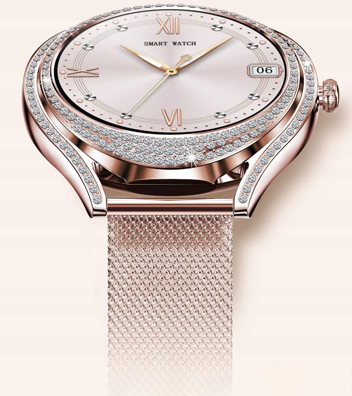 Smartwatch Women's Watch Elegant Fashionable Gold Conversations Packaging status original