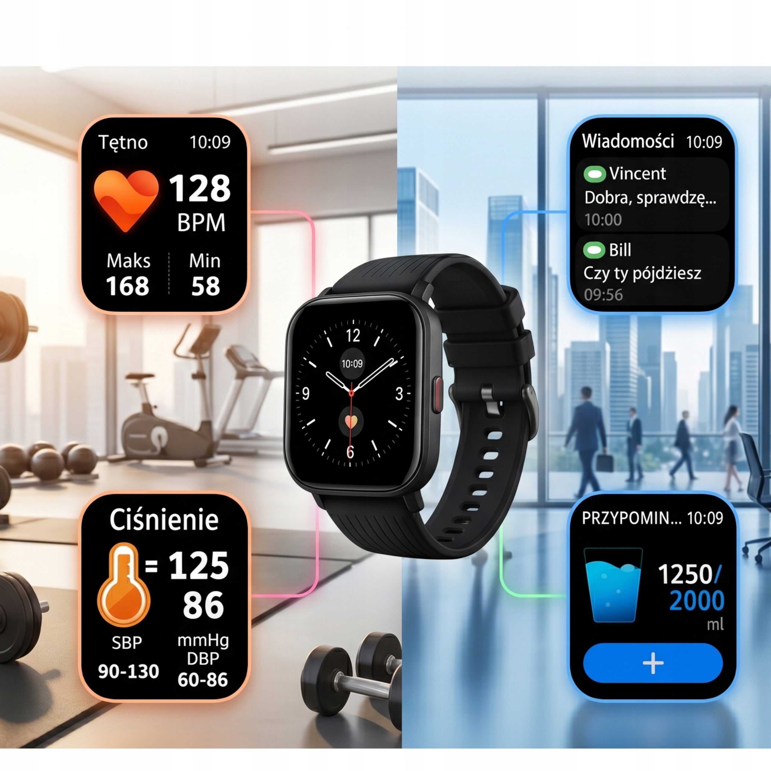 Smartwatch Women's Watch Men's Waterproof Sports Pro smart watch Packaging status original