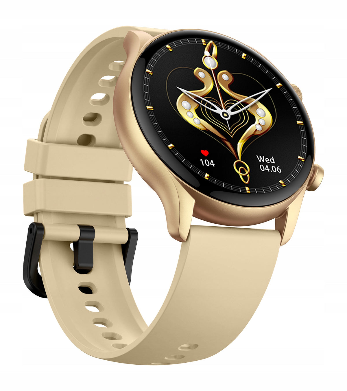 Smartwatch ZEBLAZE Btalk 3 Plus Gold Health and Activity Monitor Brand Zeblaze