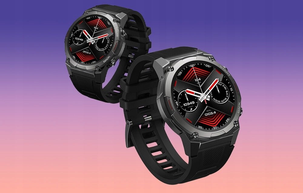 Smartwatch ZEBLAZE Vibe 7 Pro Silver Strap material rubber