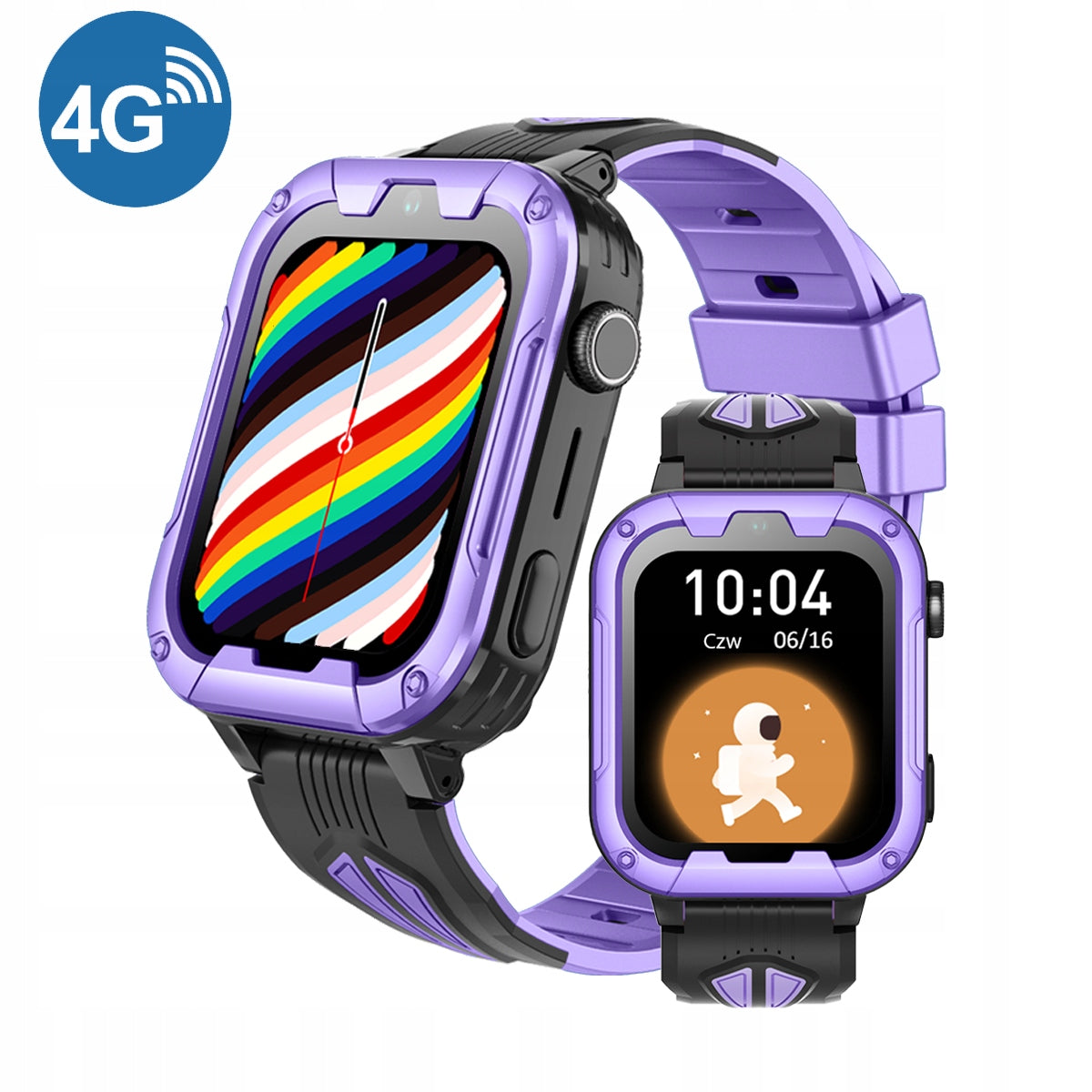 Smartwatch children's watch CALMEAN Child Watch Bravo 4G, purple