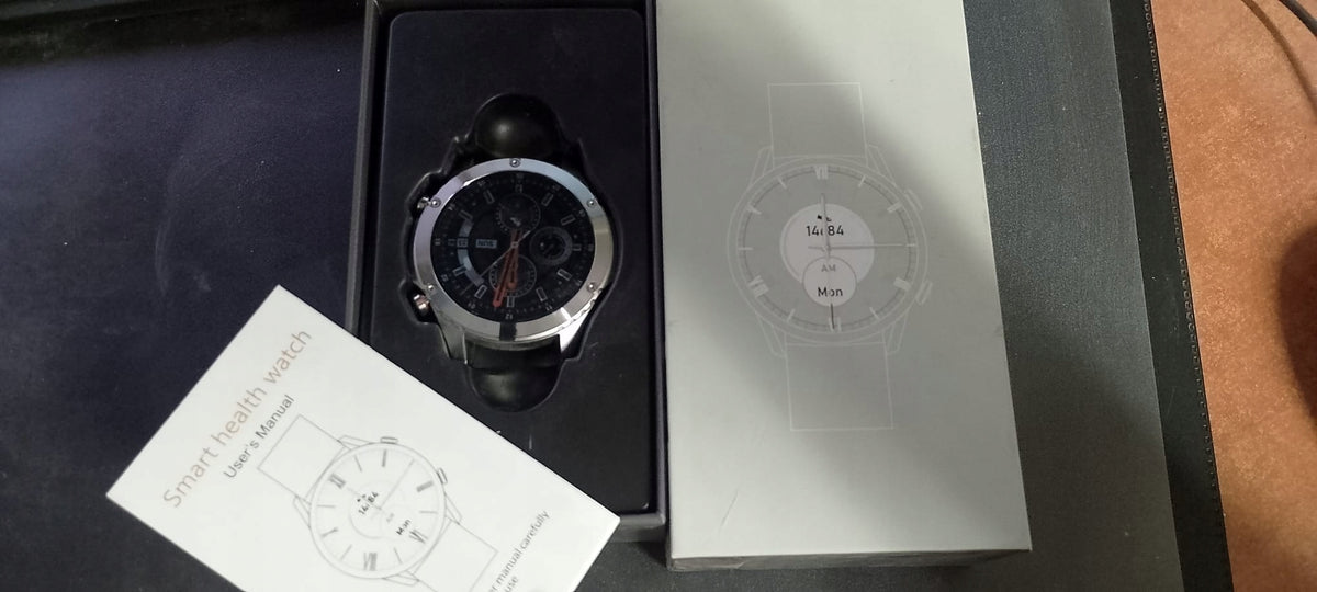 Smartwatch – elegant sports watch with call function and heart rate measurement Packaging status original