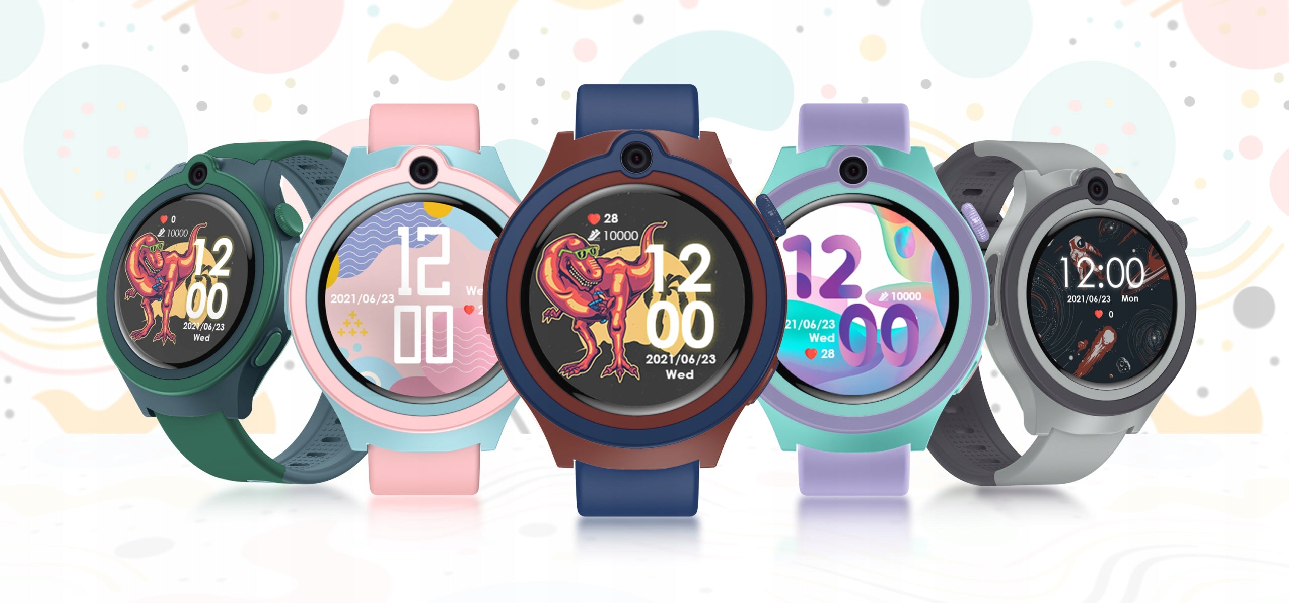 Smartwatch for children Bemi Linko2 4G LTE GPS LBS Heart Rate Thermometer pink Manufacturer code BWLKO2PP